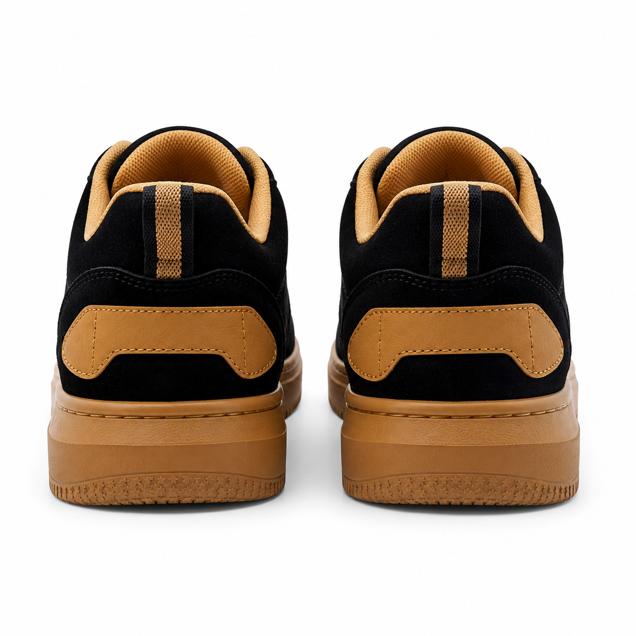 SNEXR Black Suede Leather Premium Sneaker